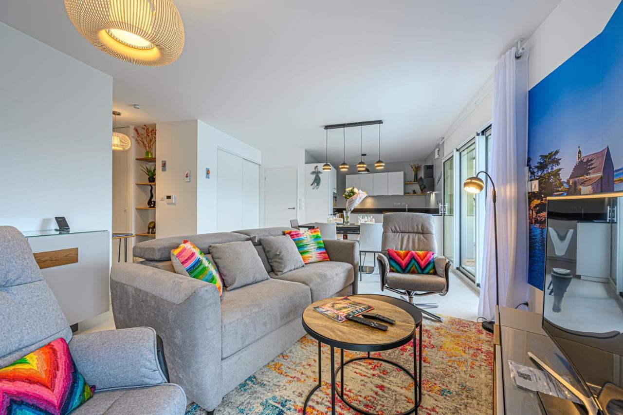 Apartamento L'Audacieux - Appt Neuf Avec Vue Sur Les Toits Vannes Exterior foto